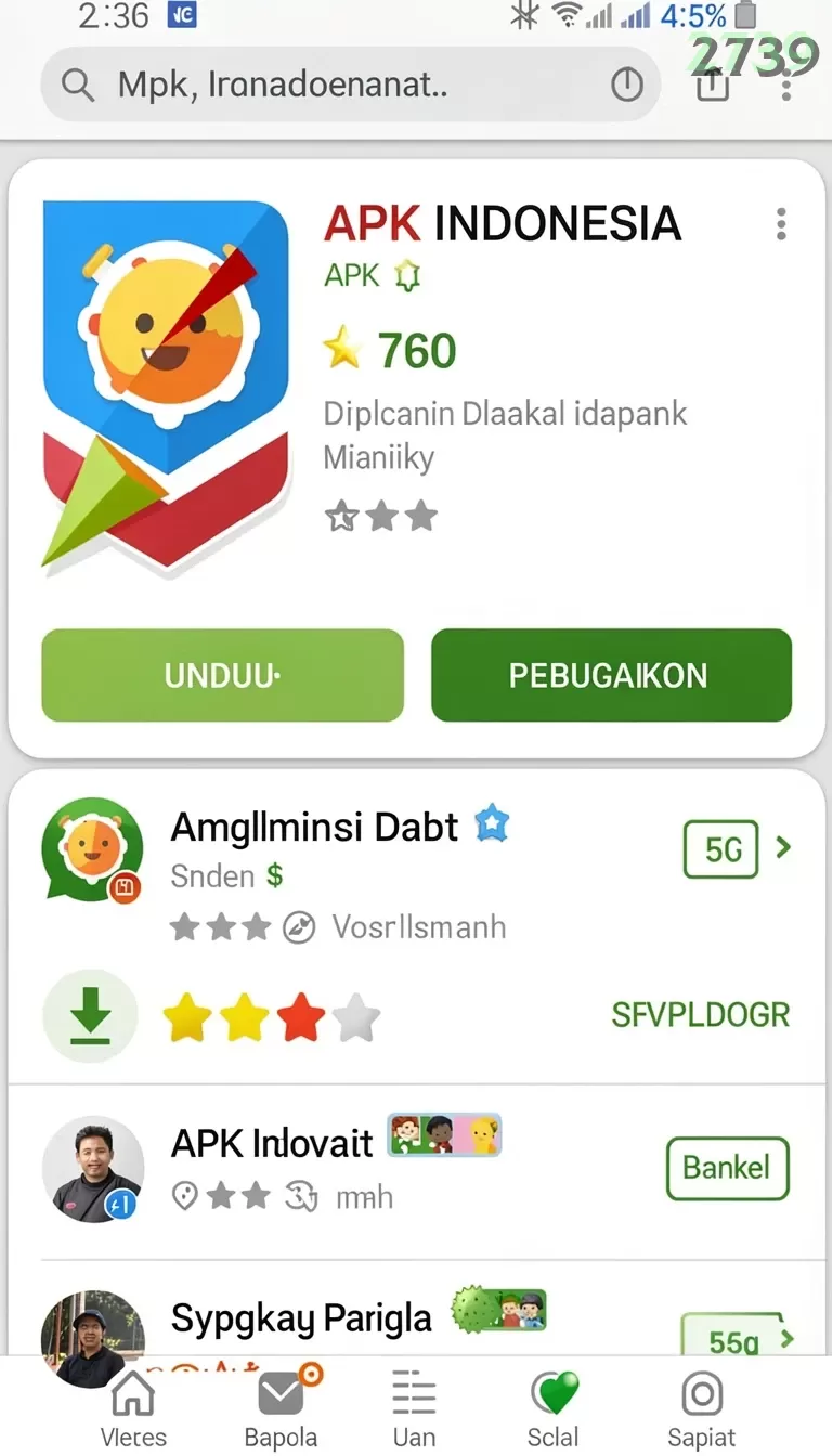 Cuplikan layar LEDAKGG — halaman utama