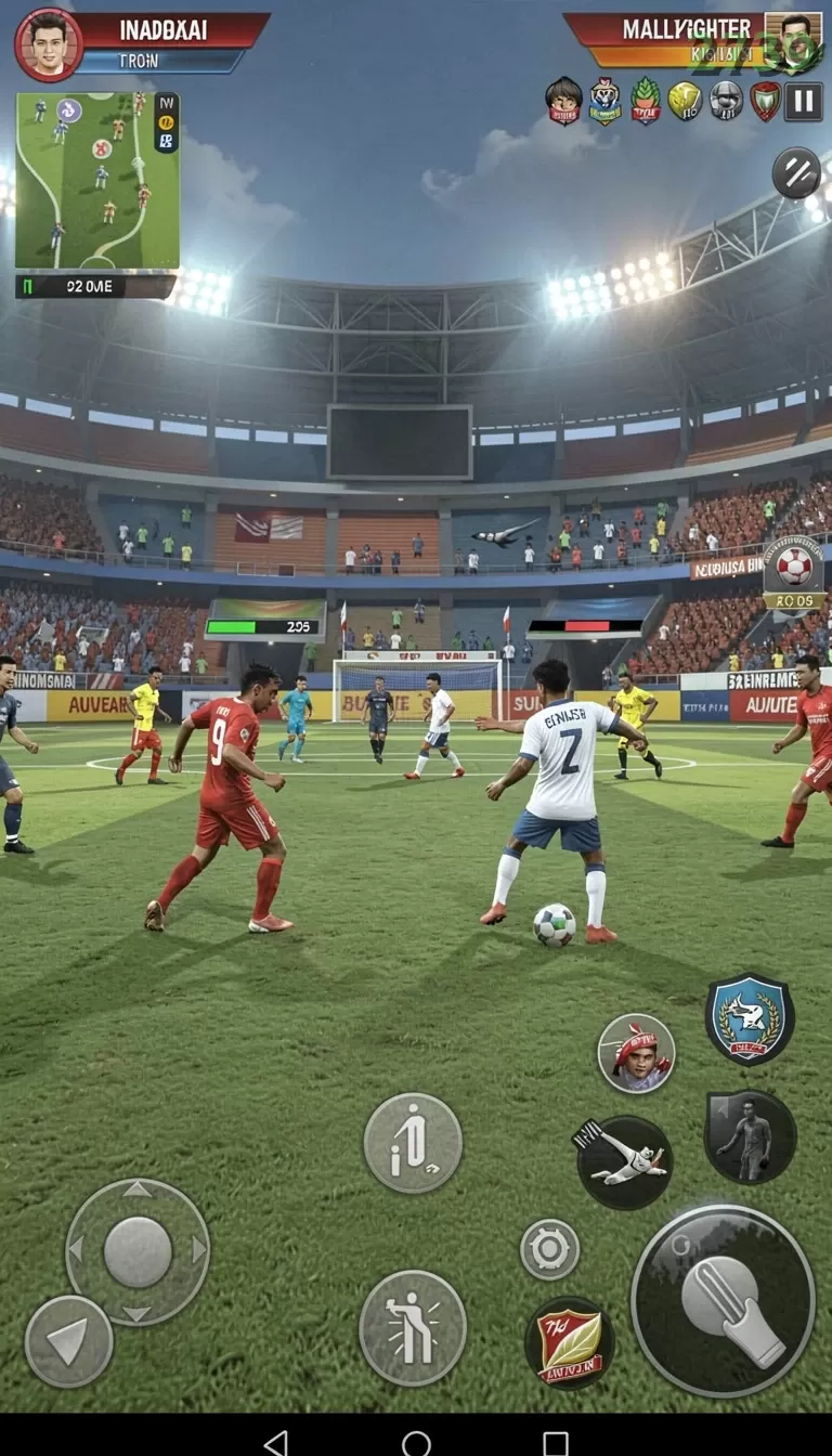 Cuplikan layar LEDAKGG — menu navigasi
